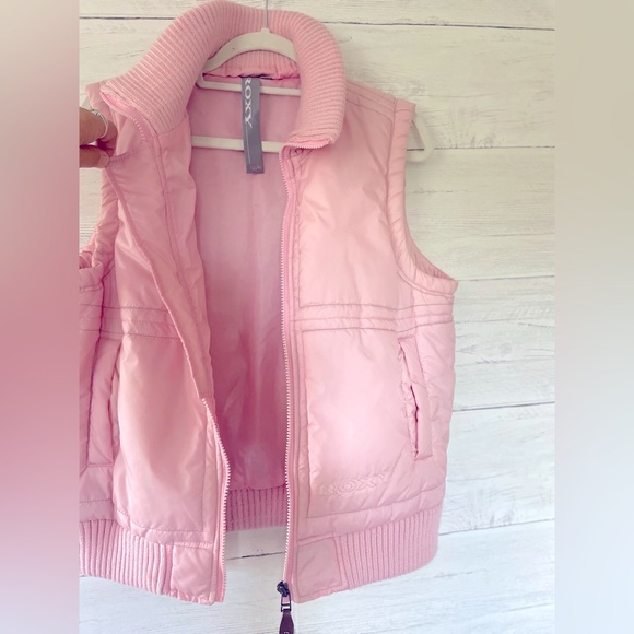 ROXY warm up vest. 🌸 baby PINK Size Med-Large - Picture 5 of 6
